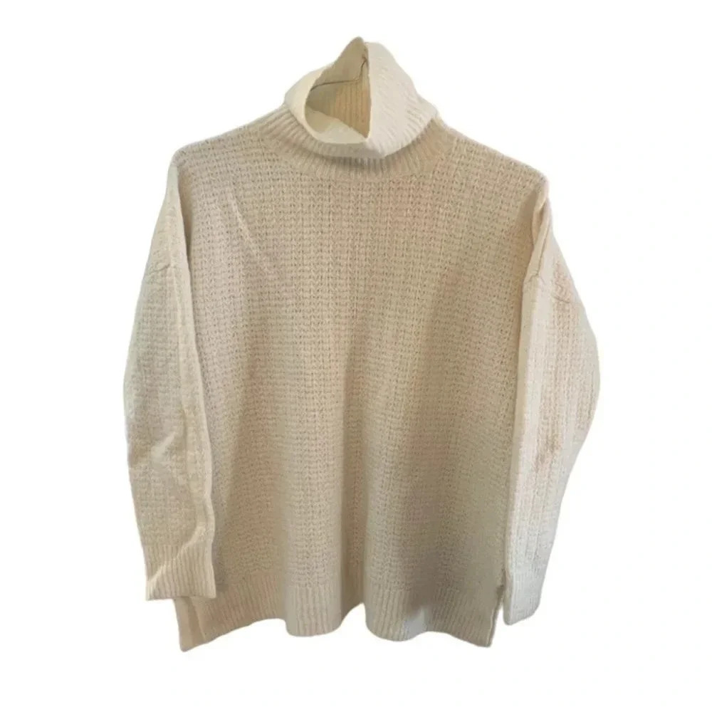 Theory Oversized Tunic Sabine Wool Sweater L